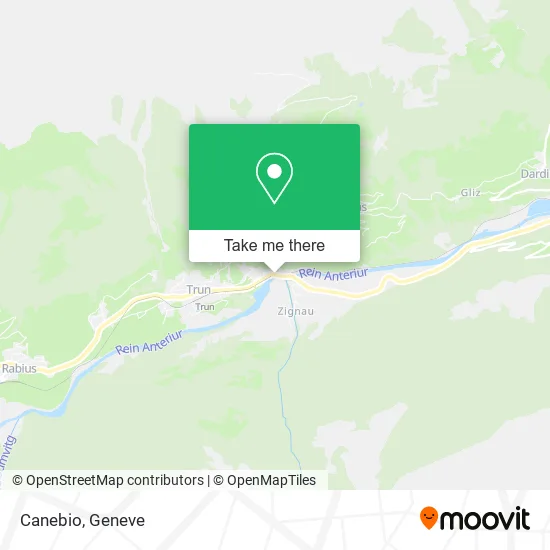 Canebio map
