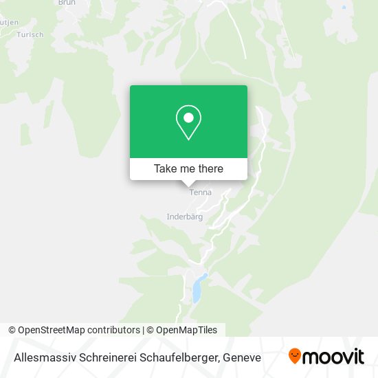 Allesmassiv Schreinerei Schaufelberger map