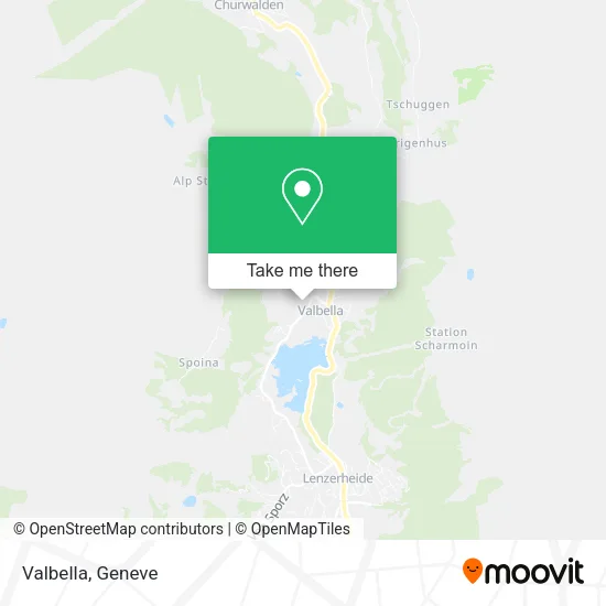 Valbella map