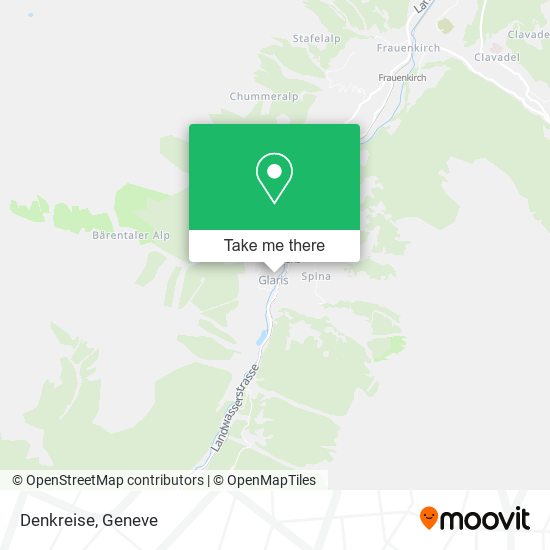 Denkreise map