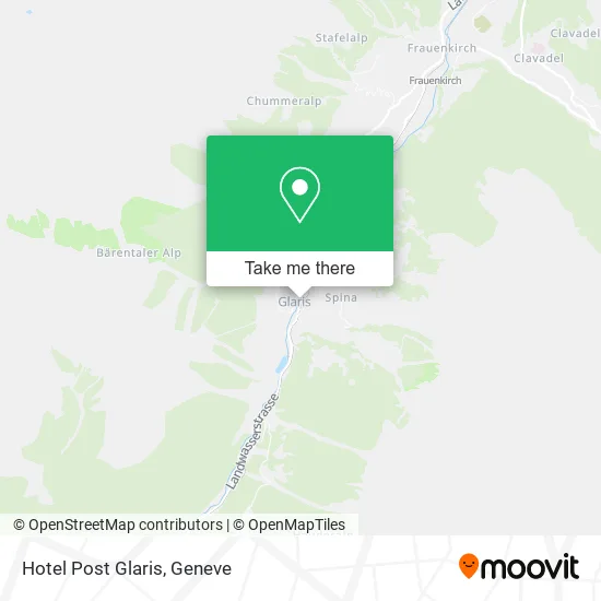 Hotel Post Glaris plan