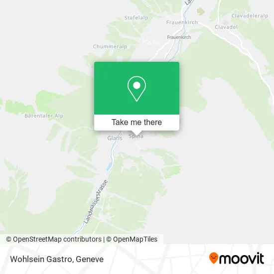 Wohlsein Gastro map