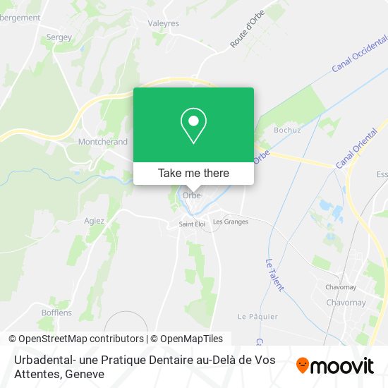 Urbadental- une Pratique Dentaire au-Delà de Vos Attentes map