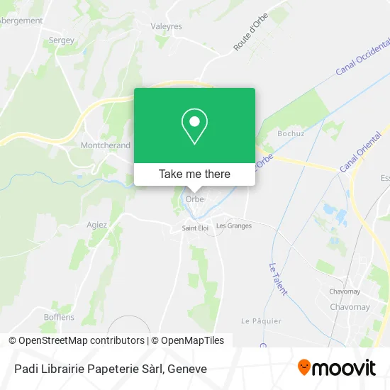Padi Librairie Papeterie Sàrl map