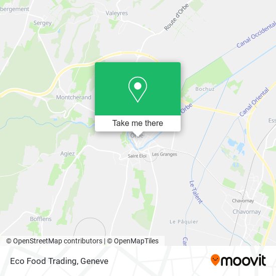 Eco Food Trading map