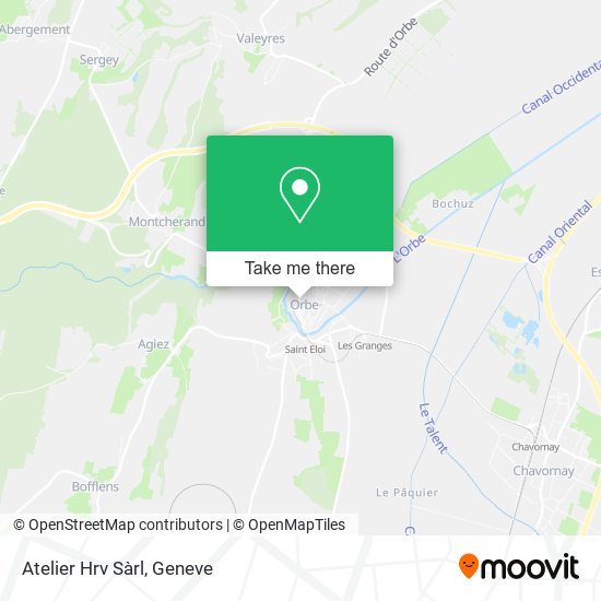 Atelier Hrv Sàrl map