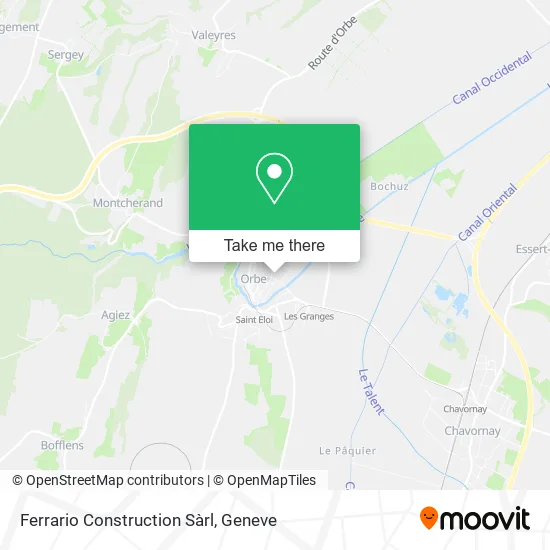 Ferrario Construction Sàrl plan