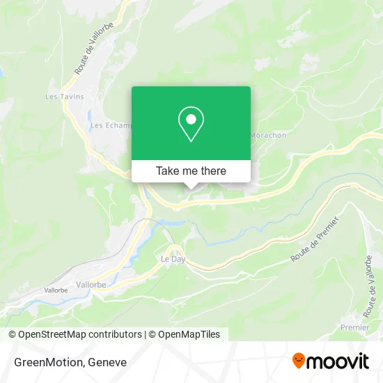 GreenMotion map