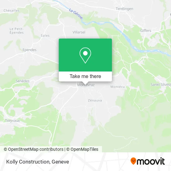 Kolly Construction map