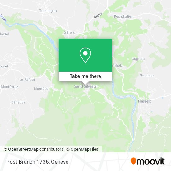 Post Branch 1736 map