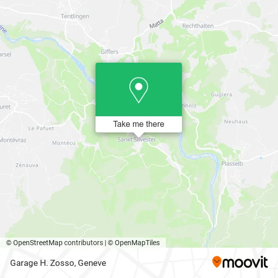 Garage H. Zosso map