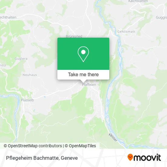 Pflegeheim Bachmatte map