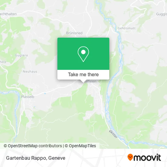 Gartenbau Rappo map
