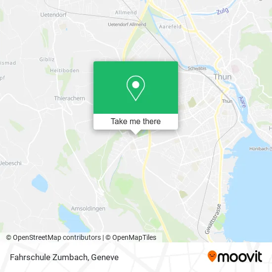 Fahrschule Zumbach map