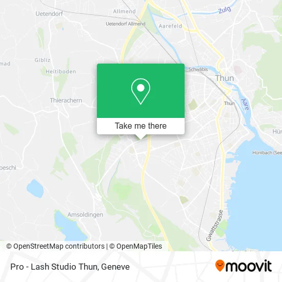 Pro - Lash Studio Thun map