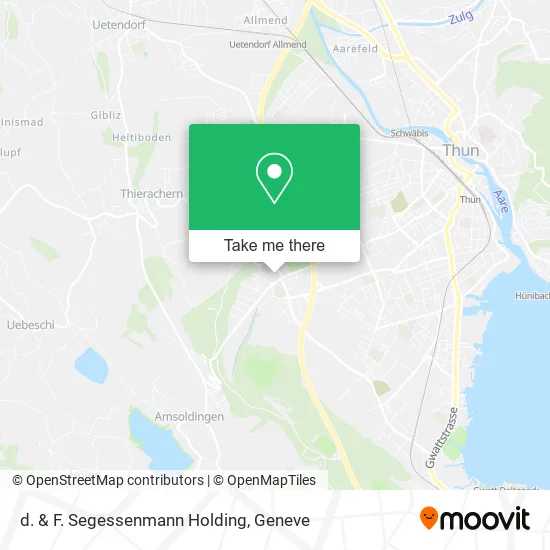 d. & F. Segessenmann Holding map