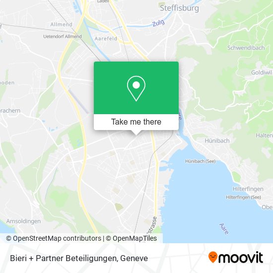 Bieri + Partner Beteiligungen map
