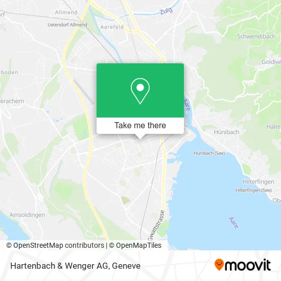 Hartenbach & Wenger AG map