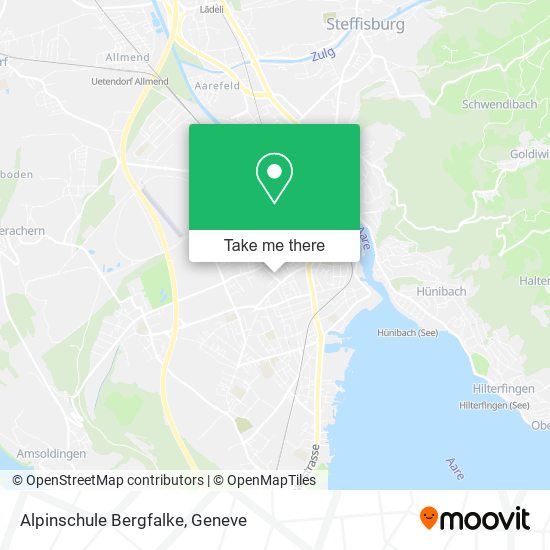 Alpinschule Bergfalke map