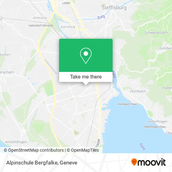 Alpinschule Bergfalke map