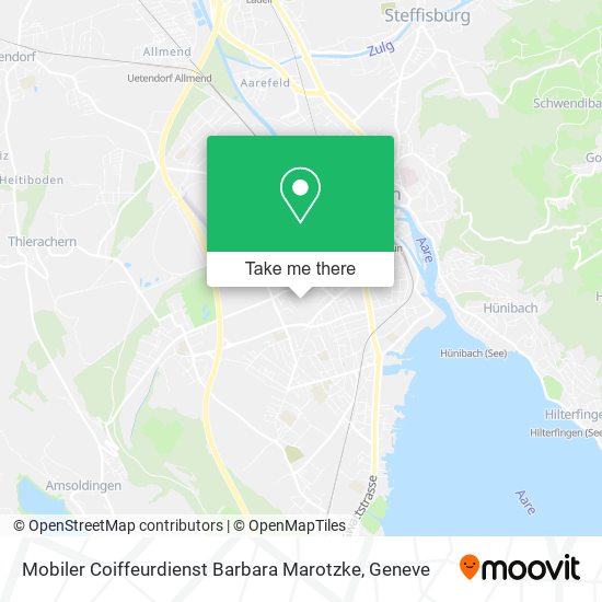 Mobiler Coiffeurdienst Barbara Marotzke map