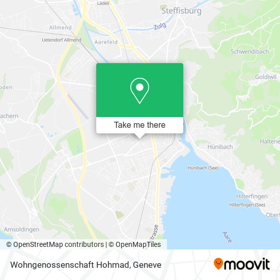 Wohngenossenschaft Hohmad map