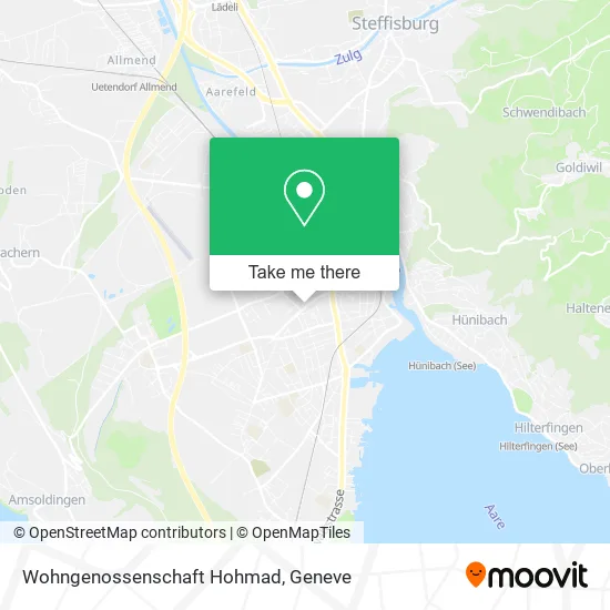 Wohngenossenschaft Hohmad map