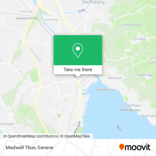 Medwell Thun map