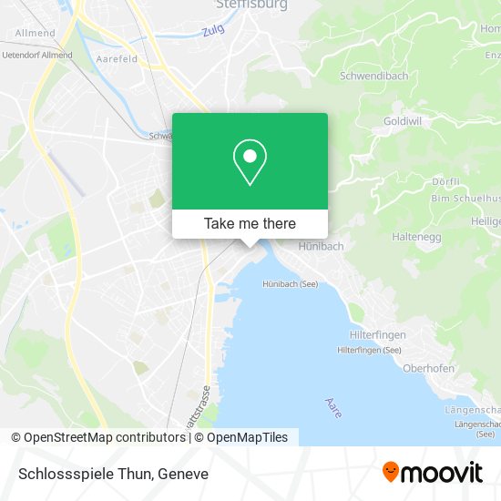 Schlossspiele Thun map