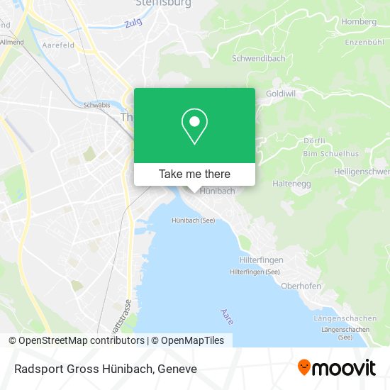 Radsport Gross Hünibach map