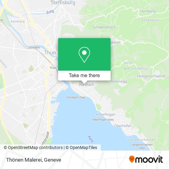 Thönen Malerei map