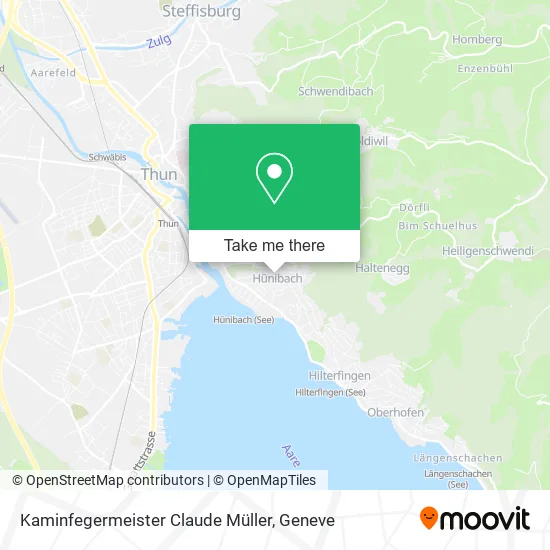 Kaminfegermeister Claude Müller map