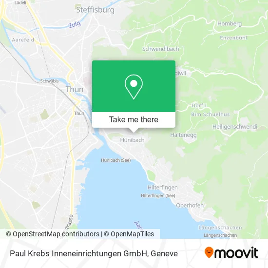 Paul Krebs Inneneinrichtungen GmbH map