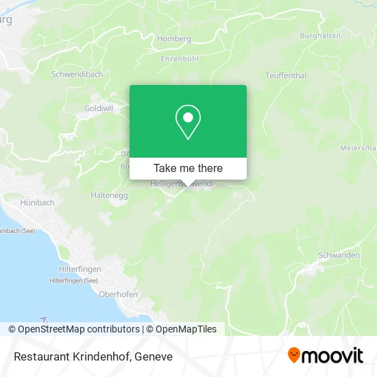 Restaurant Krindenhof map