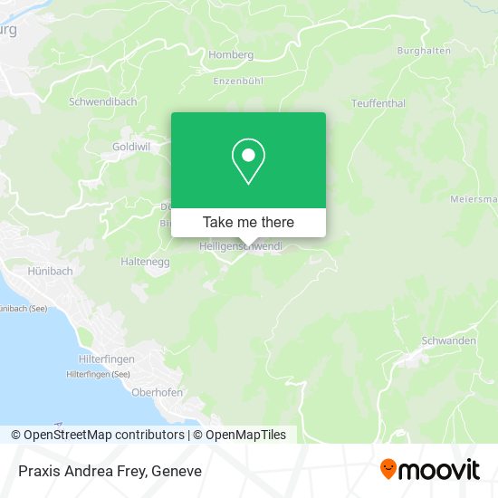 Praxis Andrea Frey map
