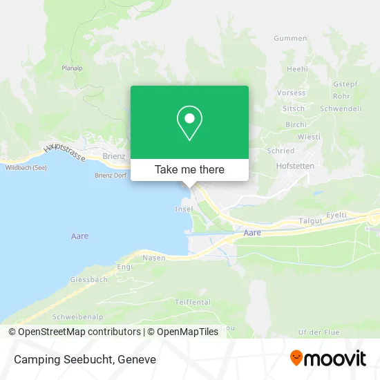 Camping Seebucht map