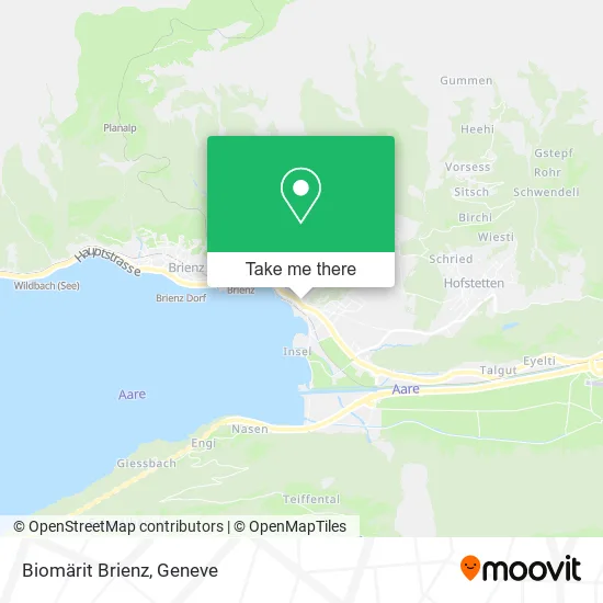 Biomärit Brienz map