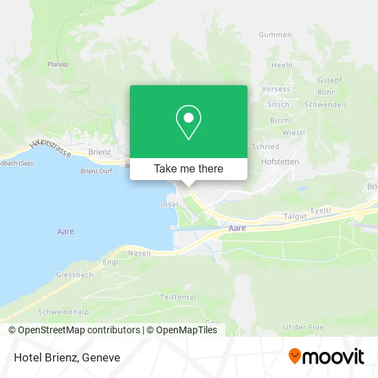 Hotel Brienz map