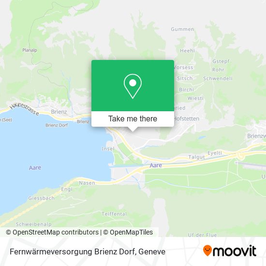 Fernwärmeversorgung Brienz Dorf map