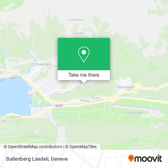 Ballenberg Laedeli map