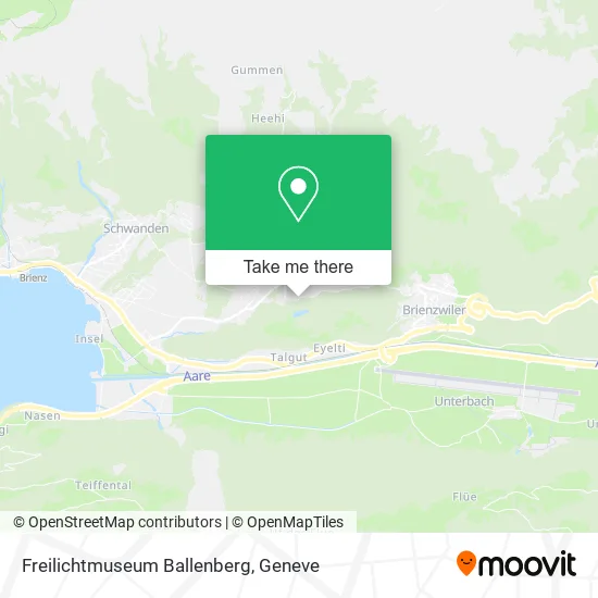 Freilichtmuseum Ballenberg map