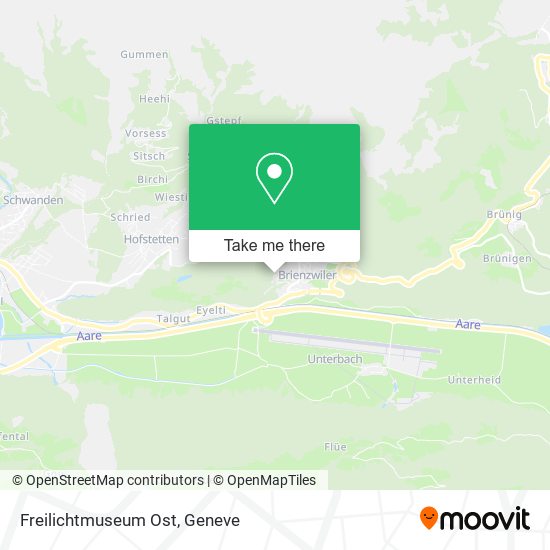 Freilichtmuseum Ost map