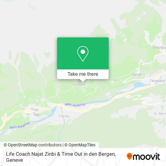 Life Coach Najat Zinbi & Time Out in den Bergen map