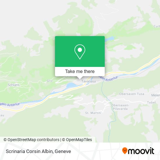 Scrinaria Corsin Albin map