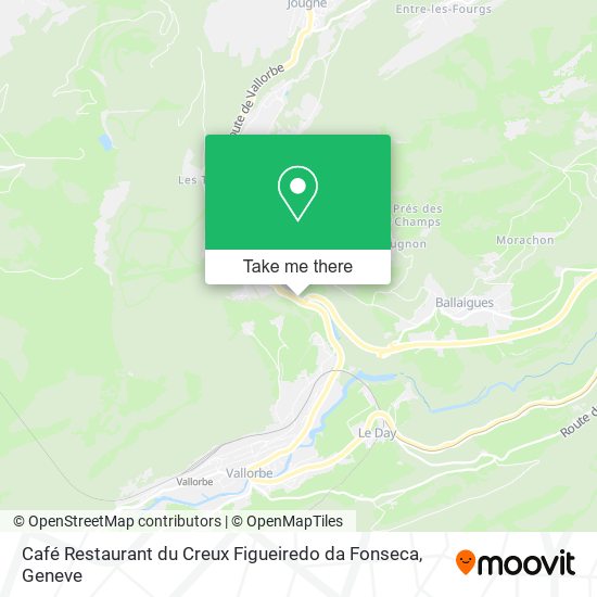 Café Restaurant du Creux Figueiredo da Fonseca plan