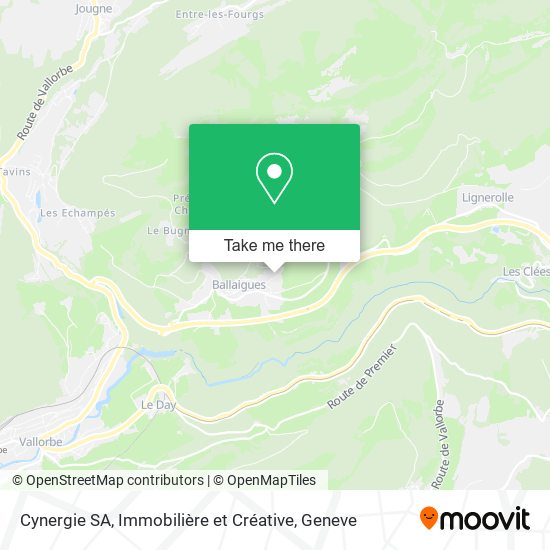 Cynergie SA, Immobilière et Créative map