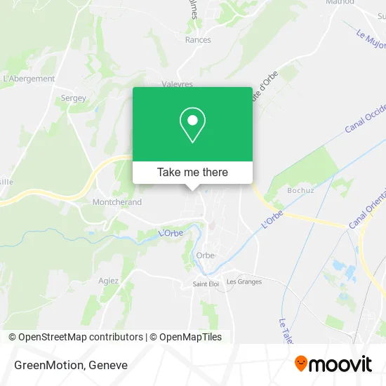 GreenMotion map