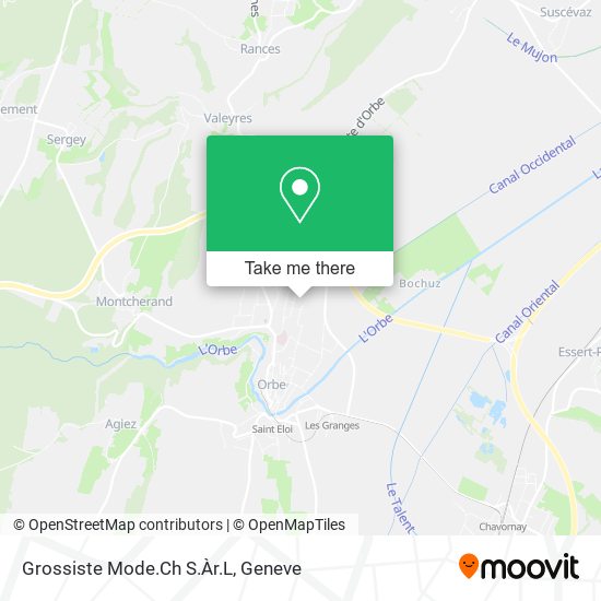 Grossiste Mode.Ch S.Àr.L map