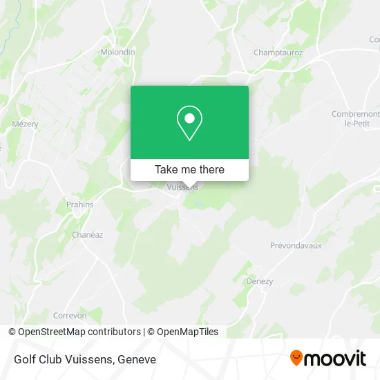 Golf Club Vuissens map
