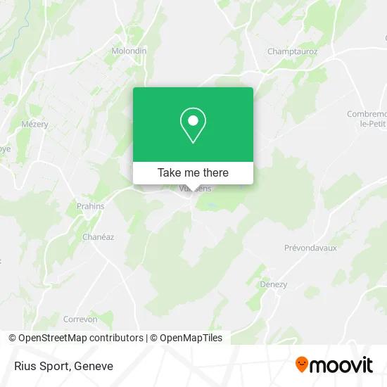 Rius Sport map